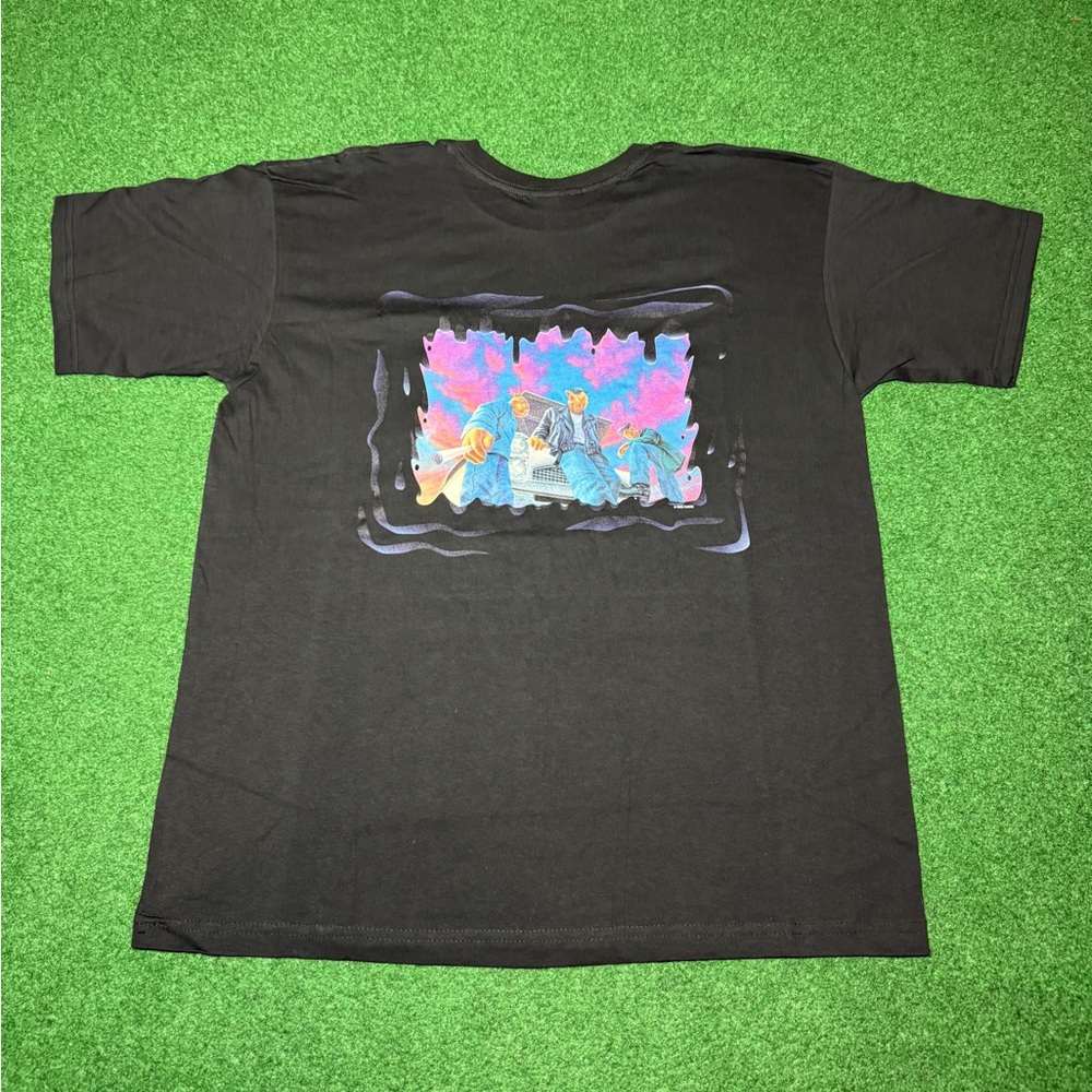 Vintage 90s Camel Cigarettes Camel Joe Promo RARE Black XL T Shirt 23x30 - Picture 1 of 8